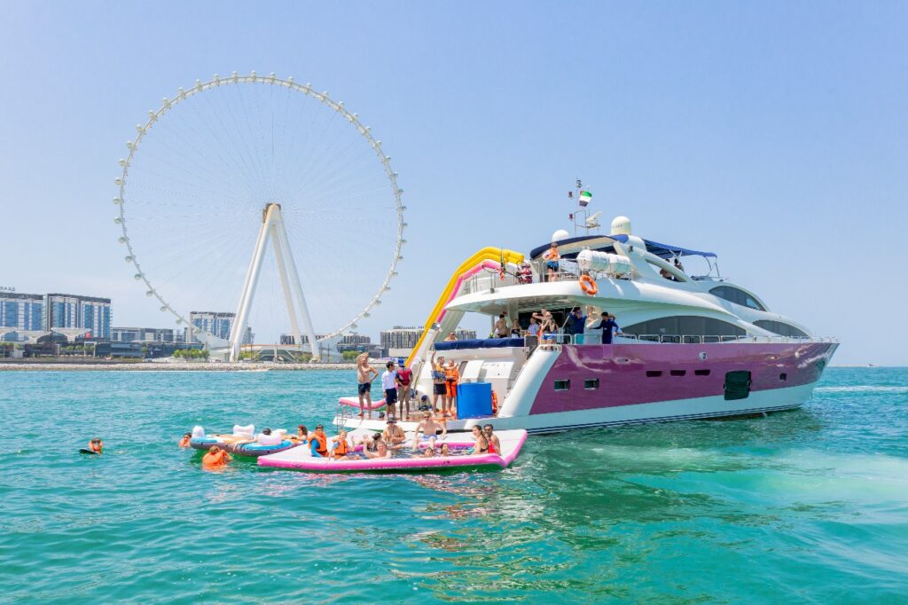 private yacht birthday party