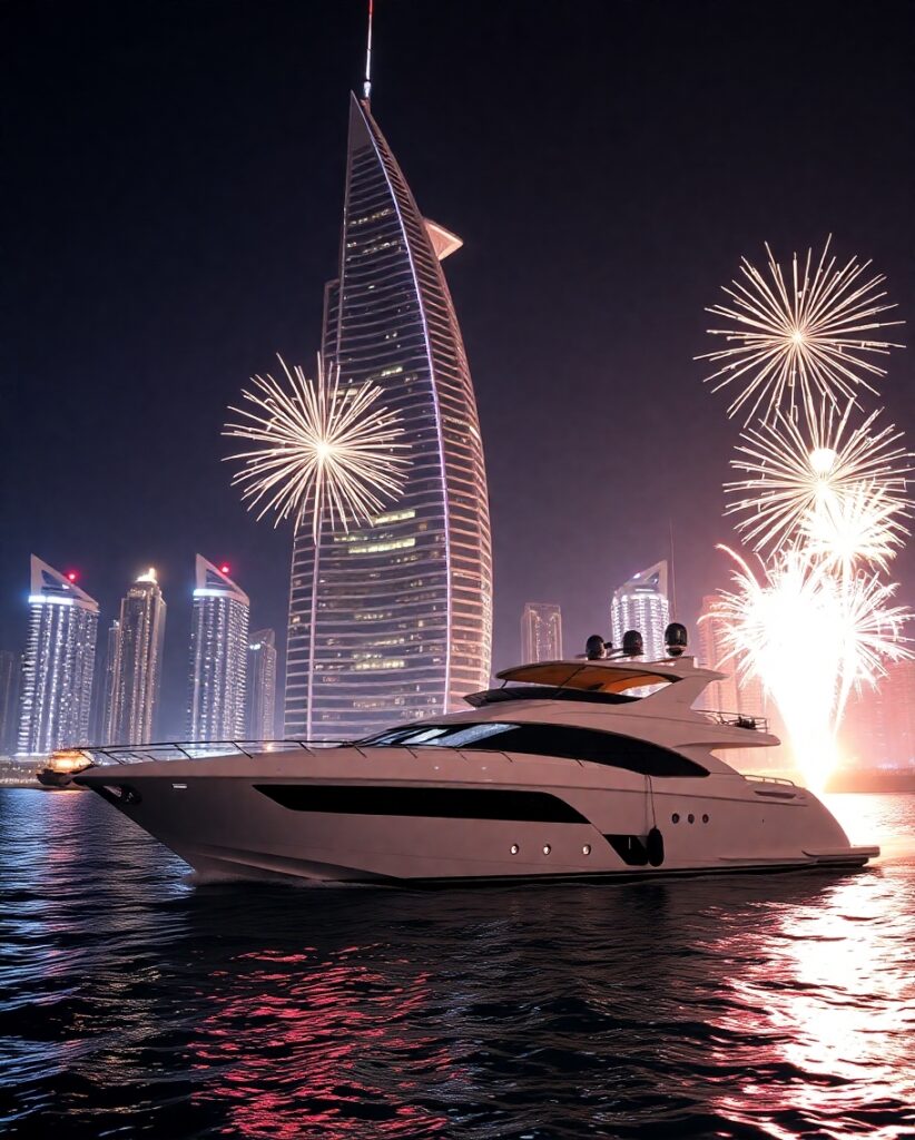new year yacht party dubai