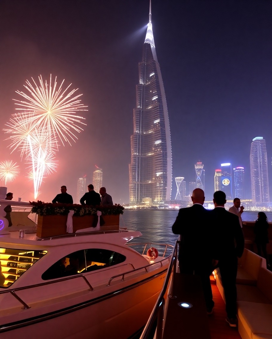 new year yacht party dubai