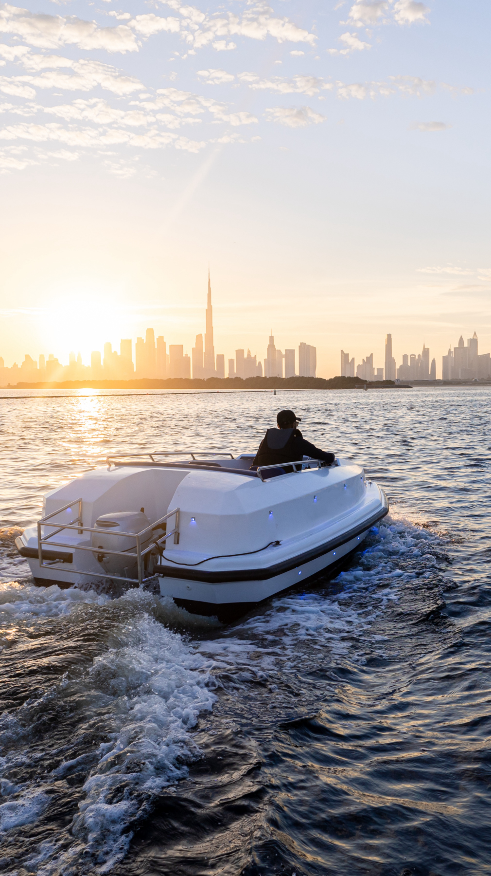 Drive Boat Self drive Boat - From Dubai Creek Harbour