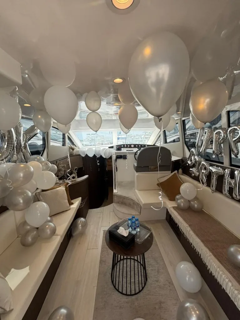 birthday party on the boat